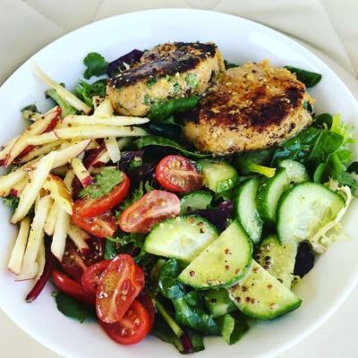 TUNA & SWEET POTATO&nbsp;BURGERS